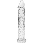 NEBULA SERIES BY IBIZA - MODELLO 12 DILDO IN VETRO BOROSILICATO 17 X 3,5 CM ROSA